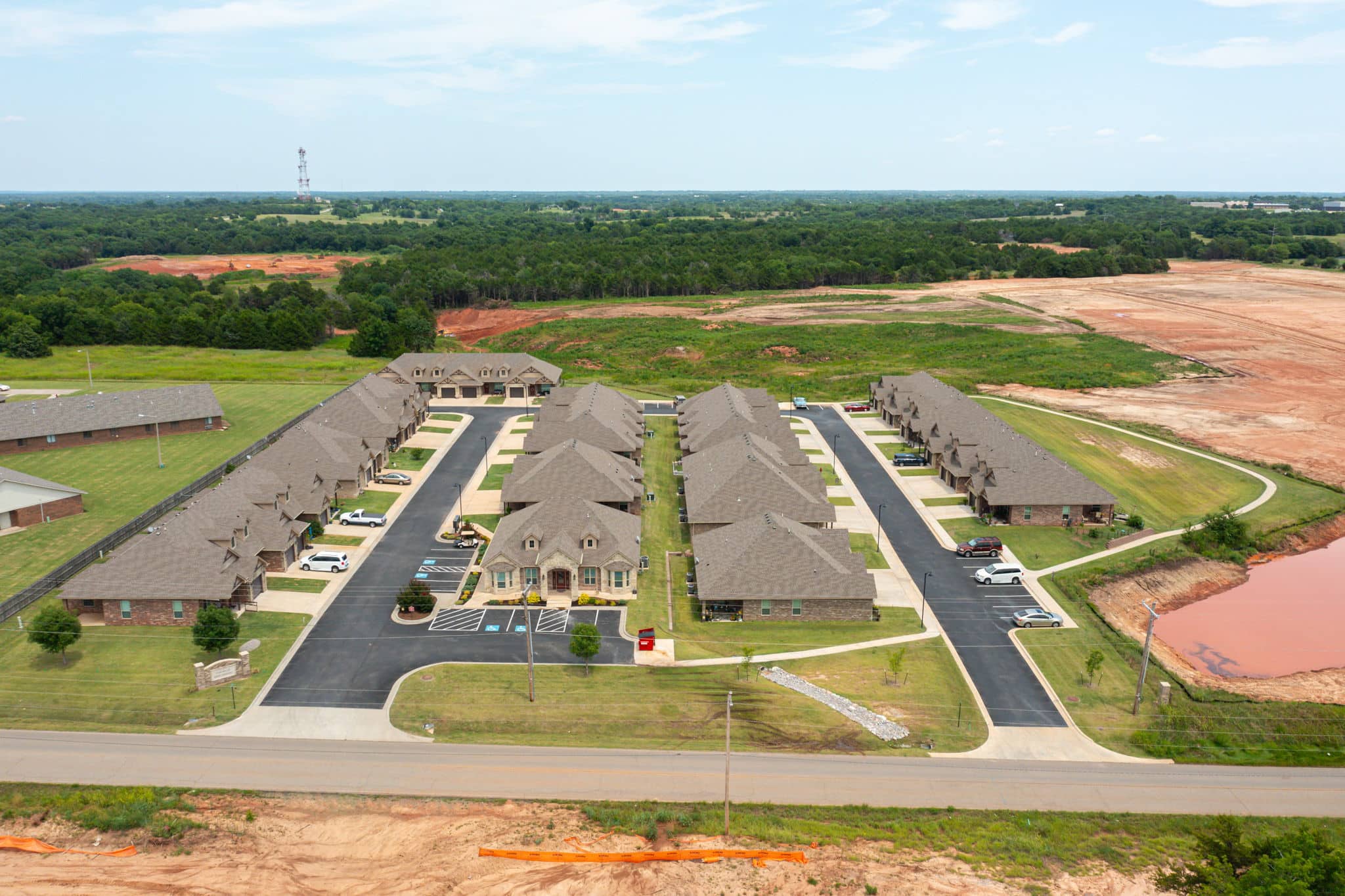 whole community drone shot stone hollow